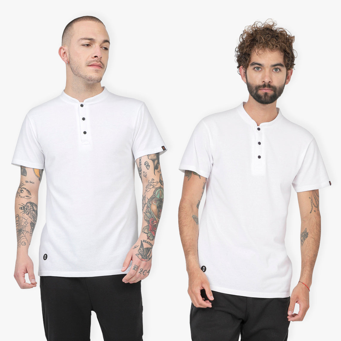 Slim-Collared Polo Shirts